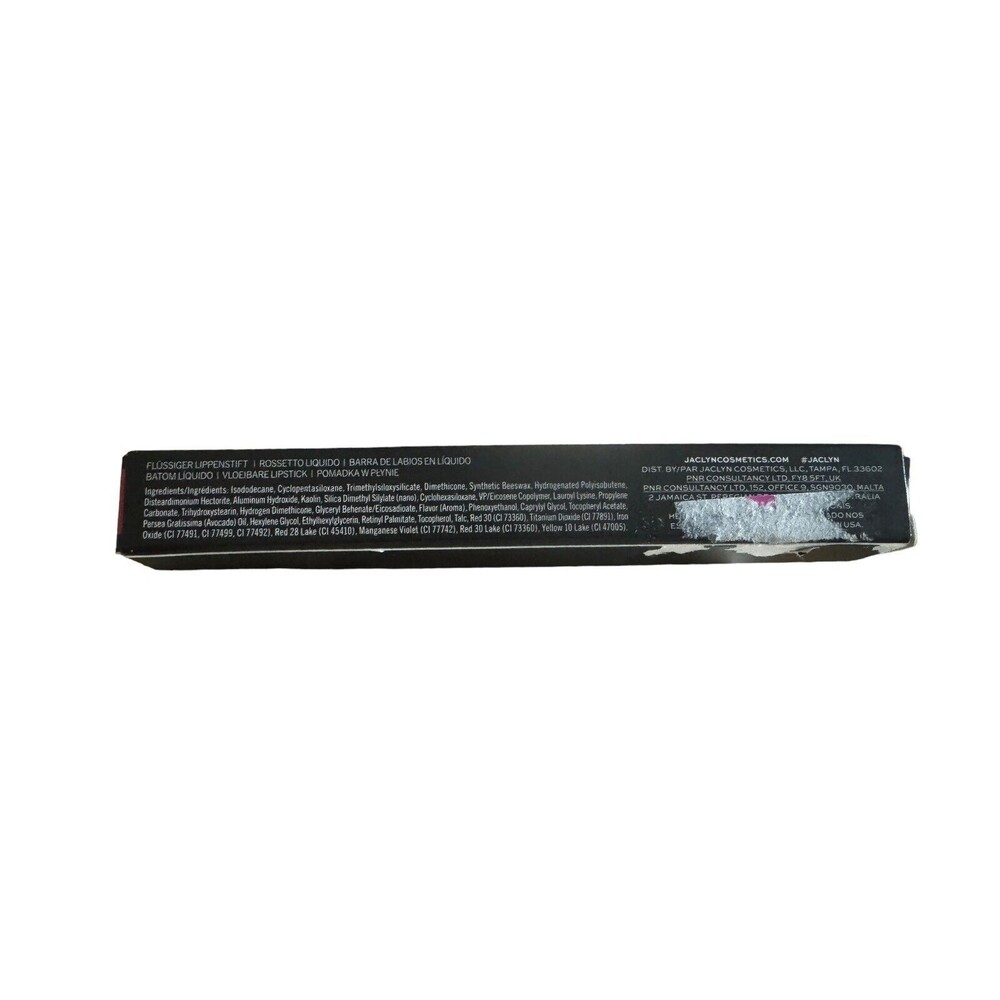 JACLYN Cosmetics Poutspoken Liquid Lipstick - "EASY PEASY" - Full Size - In Box - Picture 9 of 11